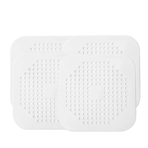Silicone Square Shower Drain Cover 1 Piece