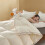 King Quilt Set Lightweight Machine Washable Modern Coverlet 1