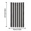 Ασπρόμαυρη πετσέτα θαλάσσης Cabana Stripe Microfiber 27.5x 3