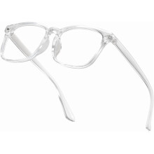 Unisex Stylish Square Non-Prescription Eyeglasses Clear Lens Glasses