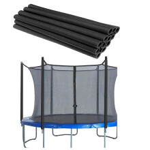 Trampoline Poles Replacement with Sponge Covers 12PCS