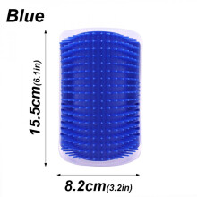 Cat Scratcher Massager Brush with Removable Comb