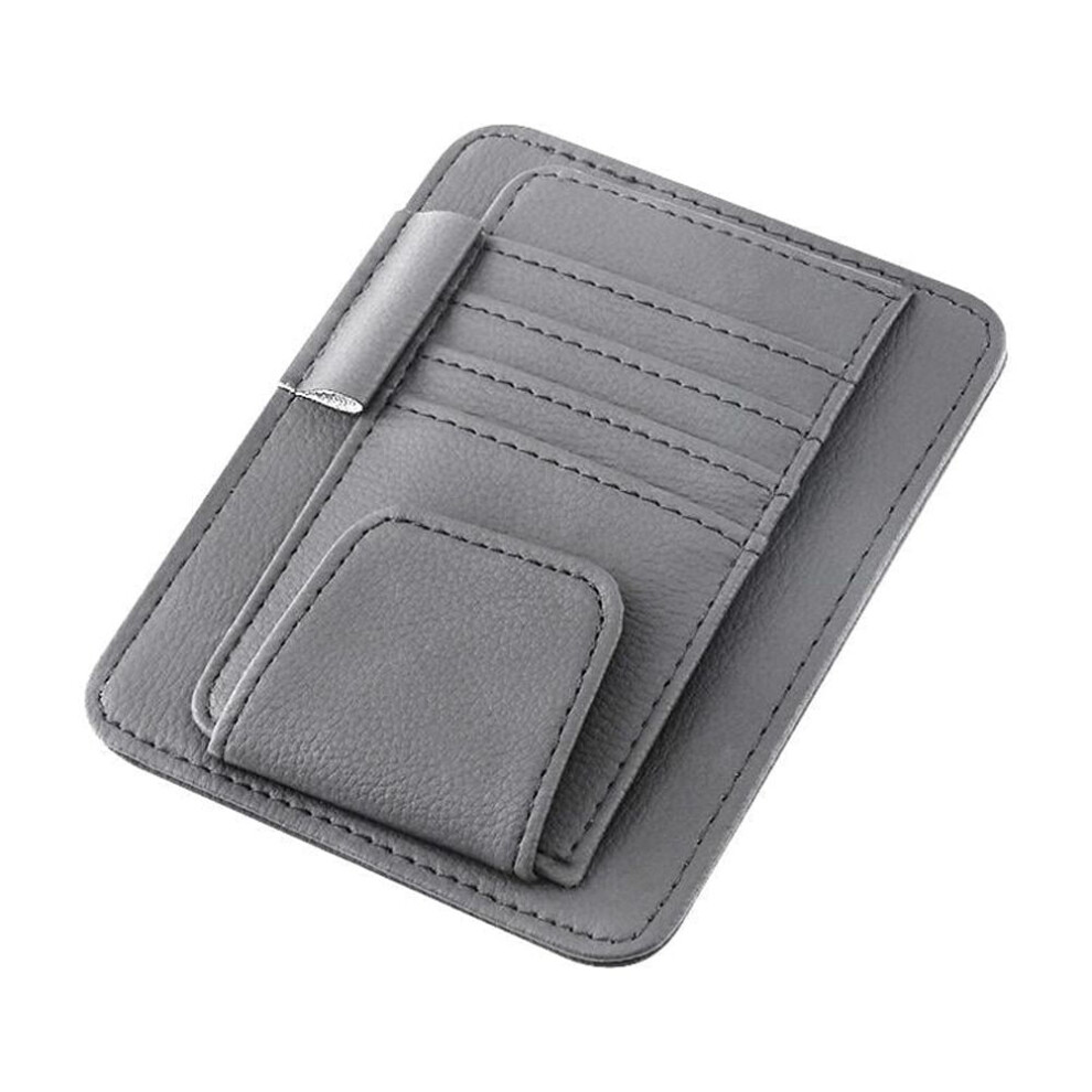 Car Sun Visor Organizer Pu Leather With Pockets For 900223188700