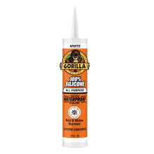 Silicone Sealant Waterproof White 10 oz