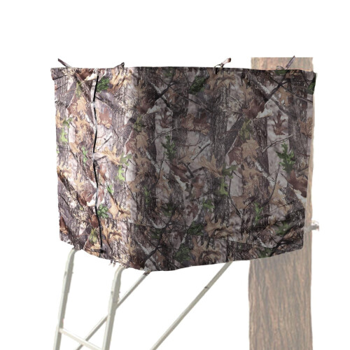 Hunting Tree Stand Blind Camo Cover with Zipper