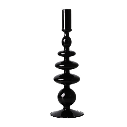 Vaso Porta-Velas de Vidro Estilo 11 polegadas (28 cm) - 1 peça