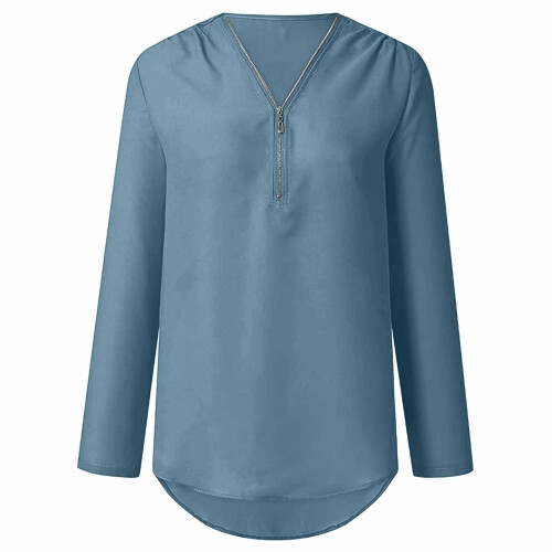 Barr tunic samhraidh na mban le muinchillí rollta glas 2