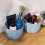 Panier de rangement de bureau imitation rotin (1 pièce) 6