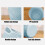 Panier de rangement de bureau imitation rotin (1 pièce) 7