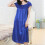 Damesnachthemd van ijszijde, blauw, one size 2