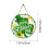 Welkomstbord van hout voor de deur ter ere van St. Patrick's Day 6