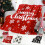 Kerstdeken van fleece, 28 x 39 inch. 1