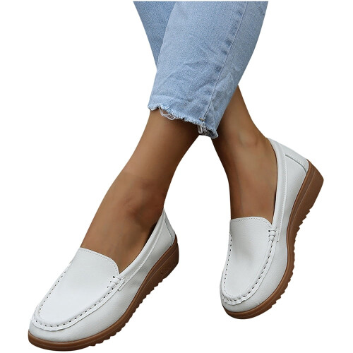 Γυναικεία sneakers από καμβά, λευκά, μέγεθος 41 2