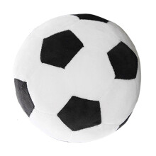 Plyschig fotbollskudde fotbollsform 1 st
