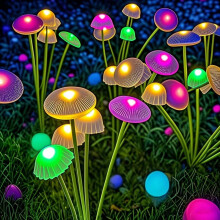 Lampe solaire LED en forme de méduse pour jardin, étanche, pour allée extérieure
