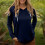 Felpa con cappuccio oversize da donna a maniche lunghe 2