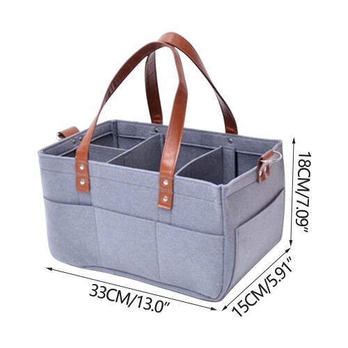 Foldable Diaper Organizer Bag for Newborns 2