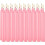 Velas cônicas mini rosa sem perfume, 10 cm (40 polegadas), pacote com 40 unidades 1