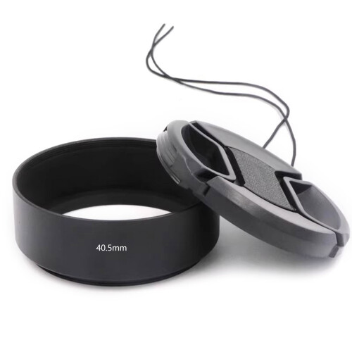 Pare-soleil métallique cylindrique 37–82 mm