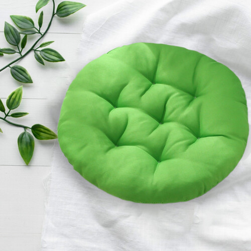 Coussin de chaise rond uni 50 x 50 cm 2