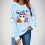 Halloween-Sweatshirt, Herbst-Langarmpullover mit Geistermotiv 2