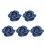 Denim Flower Embellishments for DIY Crafts 5 pcs 1