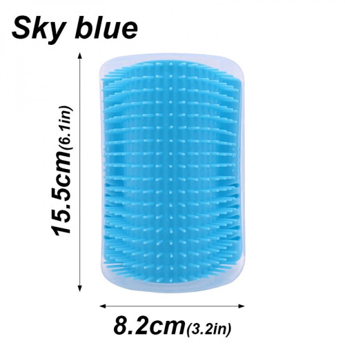 Cat Scratcher Massager Brush with Removable Comb