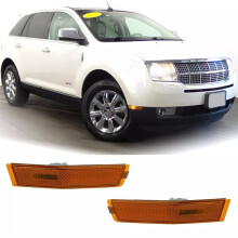 Amber for 2007-2010 MKX Front Bumper Side Light Reflectors 7A1Z15A201A 7A1Z15A201B