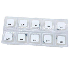 Solenoid Valve Spring Shim Kit for - 2.80-3.95mm Calibration Shims (50 Pieces), for Injector Repair