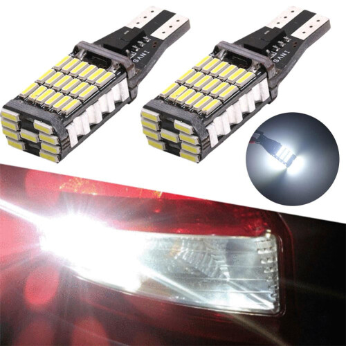 Lampadina LED bianca per retromarcia auto T15 921 912 16W 1