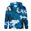 Herre kamuflasjehettegenser med løs passform og lang pullover 4