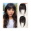 Franja de cabelo humano com presilha, extensão de cabelo estilo franja de ar, 11,4 cm (4,5 polegadas) 1