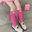 Κάλτσες με μαγνήτη από βαμβάκι Unisex Crew Style1Ζεύγος 4