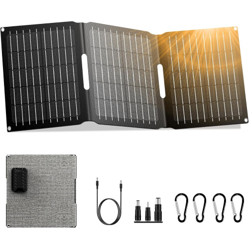 Portable Solar Panel22W Foldable DC Output for Camping