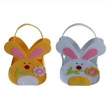 Sacchetti regalo in tela con coniglietto pasquale (confezione da 2)