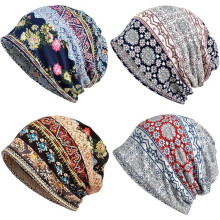 Gorro reversível folgado, ultramacio e elástico, pacote com 4 unidades.