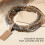 Bracciale con ciondoli dorati da donna, grigio 7