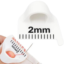 Randsteekgeleiderliniaal voor het zomen van broeken (2 mm)
