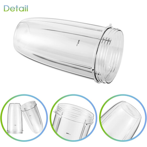 Κύπελλα μπλέντερ 24oz για NutriBullet 600W/900W (Συσκευασία 2 τεμαχίων) 1