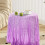 Nappe ronde à sequins vert menthe 119 cm 8
