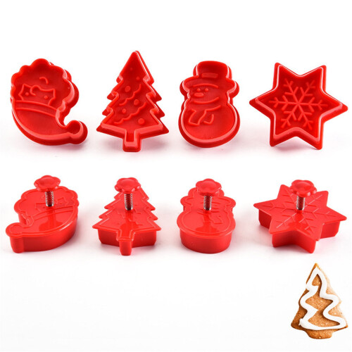 Stampi in silicone natalizi per dolci, 4 pezzi 2