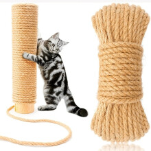 Jutetau til klorestativ for katter 9,6 m 2,2 cm khaki