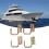 4 Pezzi e Track J Hook Carico 1200 Libbre per Pick- RV Accessori Marini 2