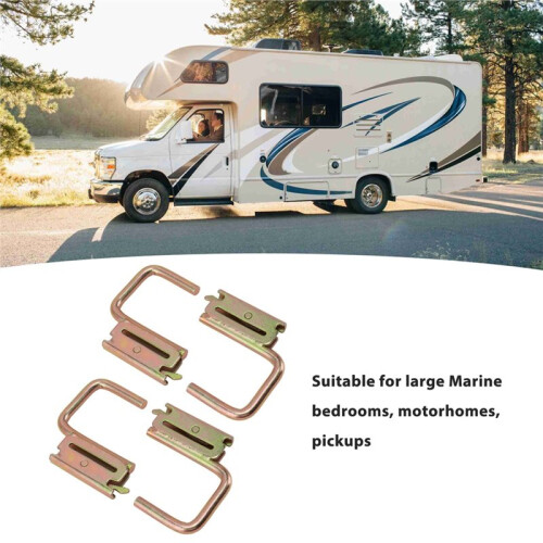 4 Pezzi e Track J Hook Carico 1200 Libbre per Pick- RV Accessori Marini 2