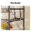 Plastic Storage Shelving Unit 6-Tier Compact 5