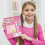 DIY-Tagebuch-Set für Mädchen, Pink, 48-teilig 4