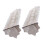 White lace table doilies handmade crochet floral 2 pcs 1