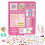 DIY-Tagebuch-Set für Mädchen, Pink, 48-teilig 7
