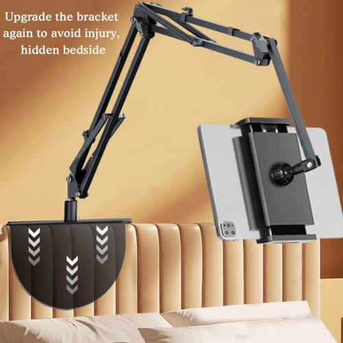 Retractable Bedside Phone and Tablet Holder 2