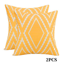Waterdichte Boho kussenhoezen voor buiten, geometrisch patroon, 18x18 cm